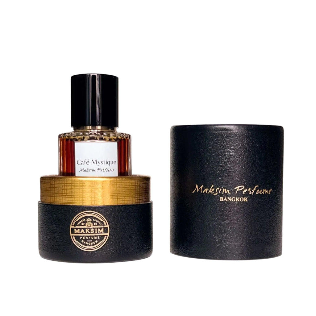 Maksim Cafe Mystique bottle with the Maksim Perfume presentation box