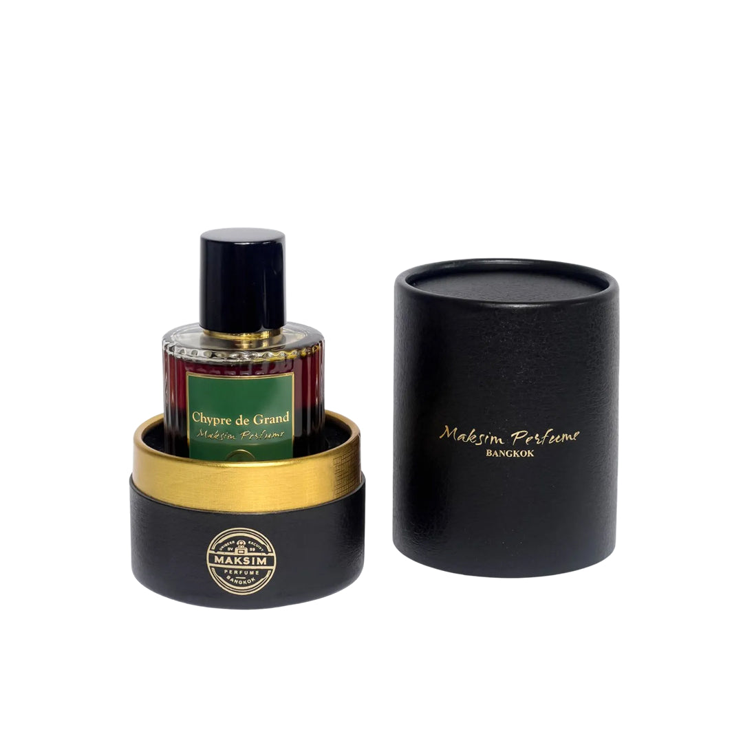 Maksim Chypre de Grand bottle with the Maksim Perfume presentation box