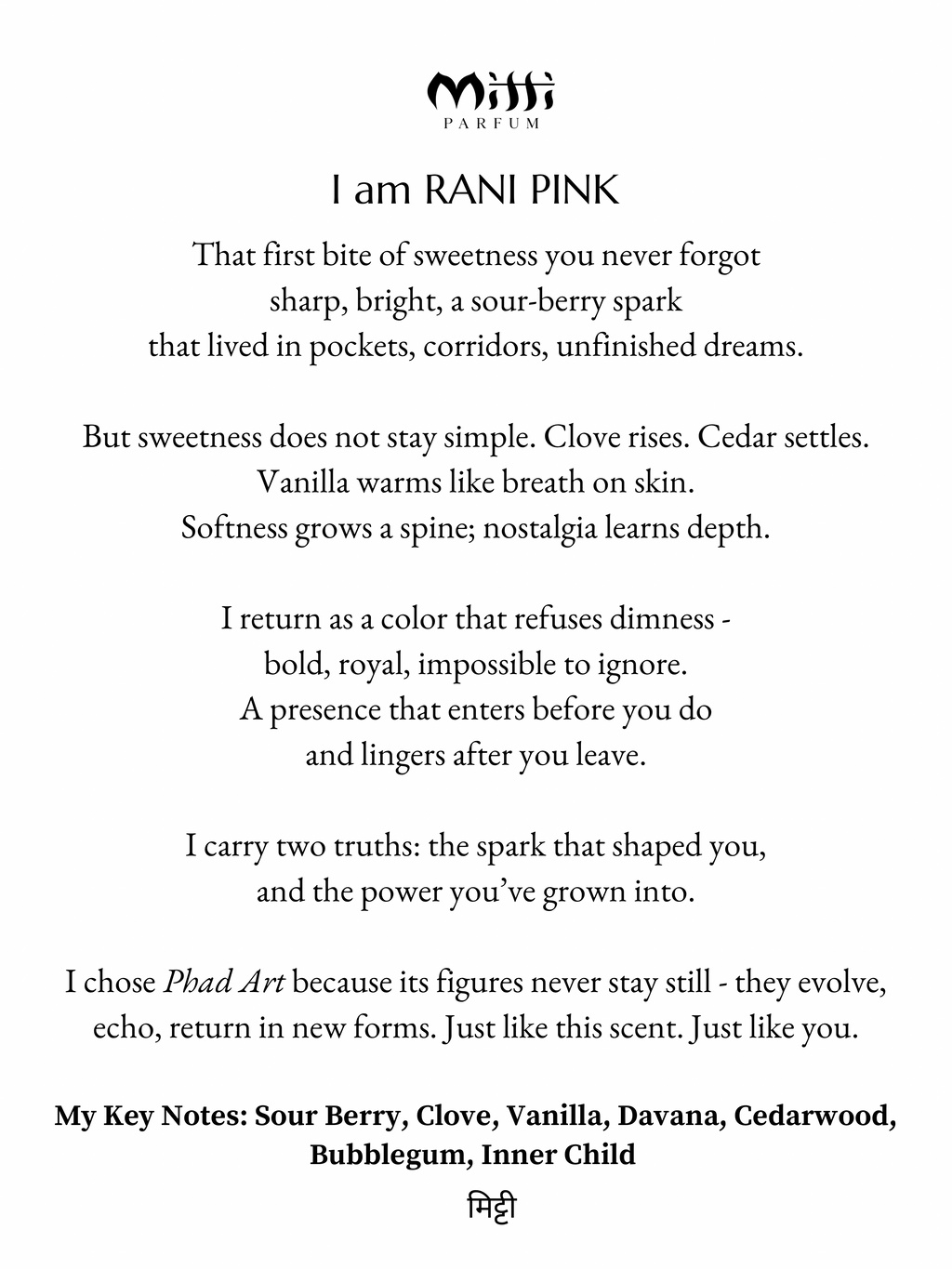 MITTI - RANI PINK