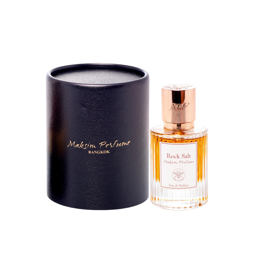 Maksim Rock Salt bottle with the Maksim Perfume presentation box