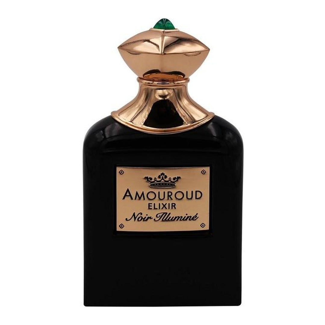 Amouroud Elixir Noir Illumine fragrance bottle
