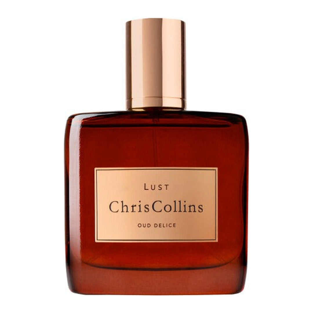 Chris Collins Lust Oud Délice fragrance bottle