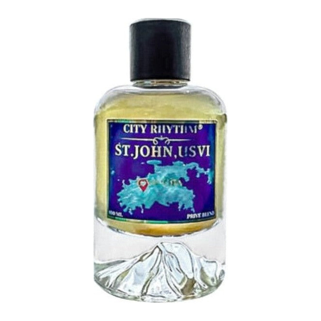 City Rhythm St John USVI fragrance bottle