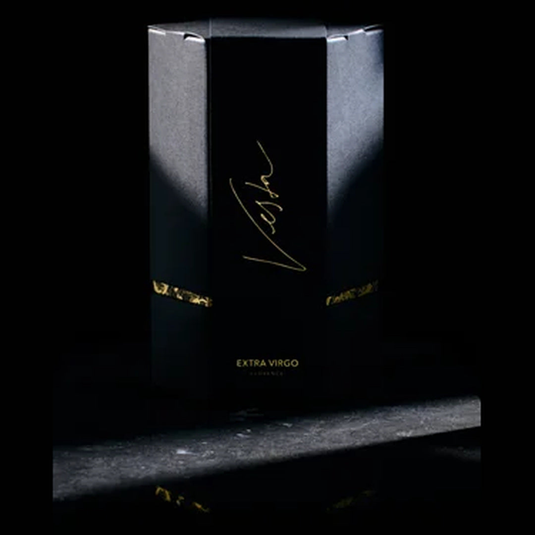 Extra Virgo Vesta packaging