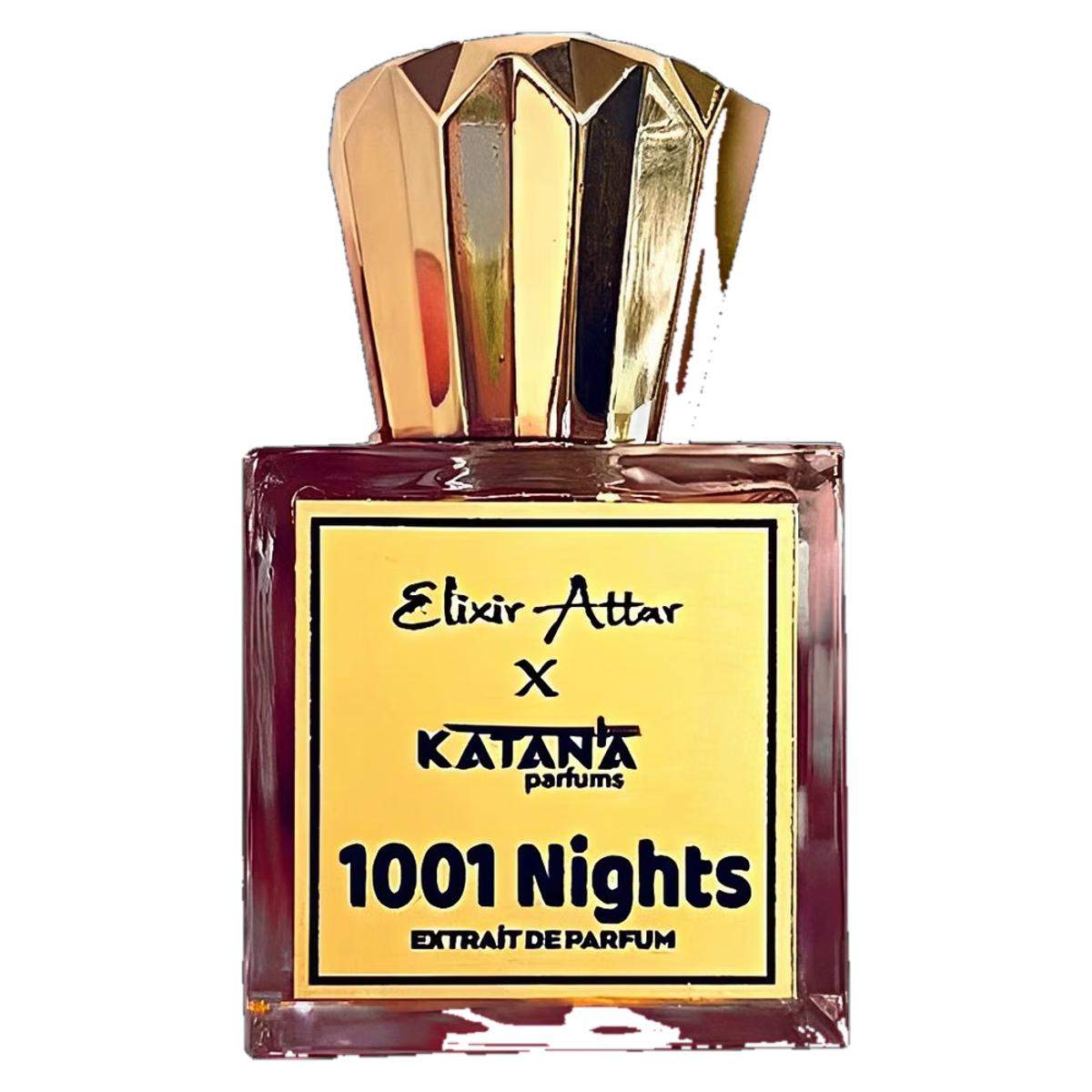 Elixir Attar and Katana Parfums 1001 Nights extrait de parfum bottle