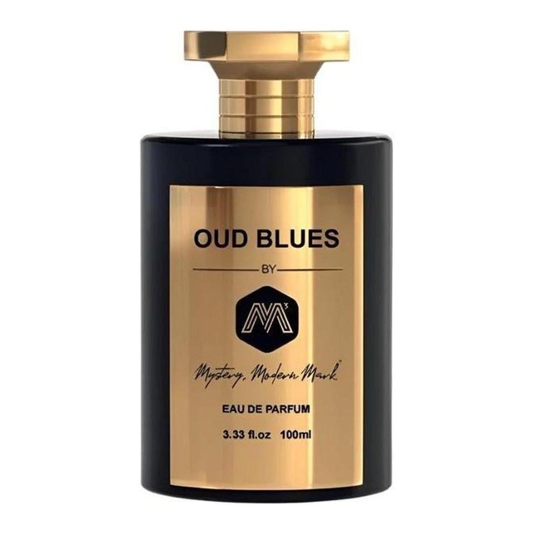 Mystery, Modern Mark Oud Blues fragrance bottle