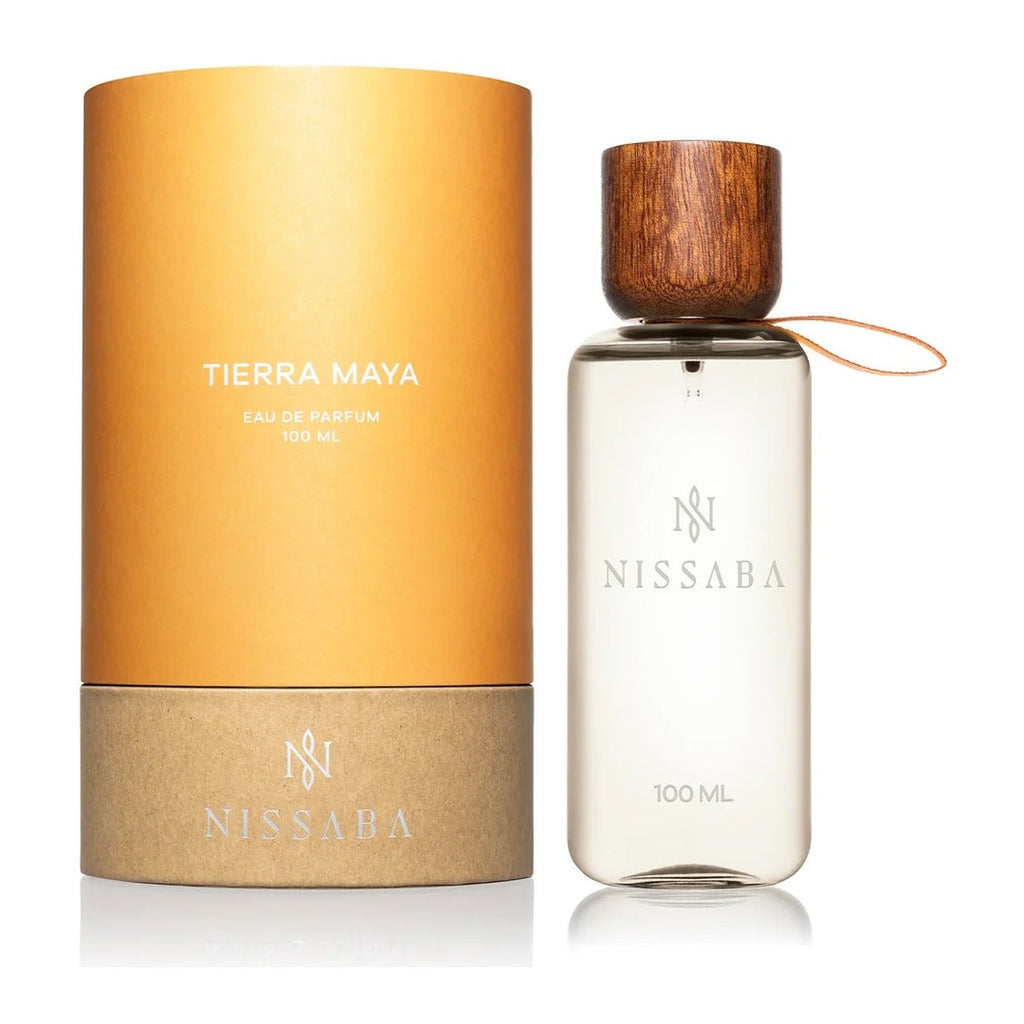 Nissaba Tierra Maya eau de parfum bottle and carton