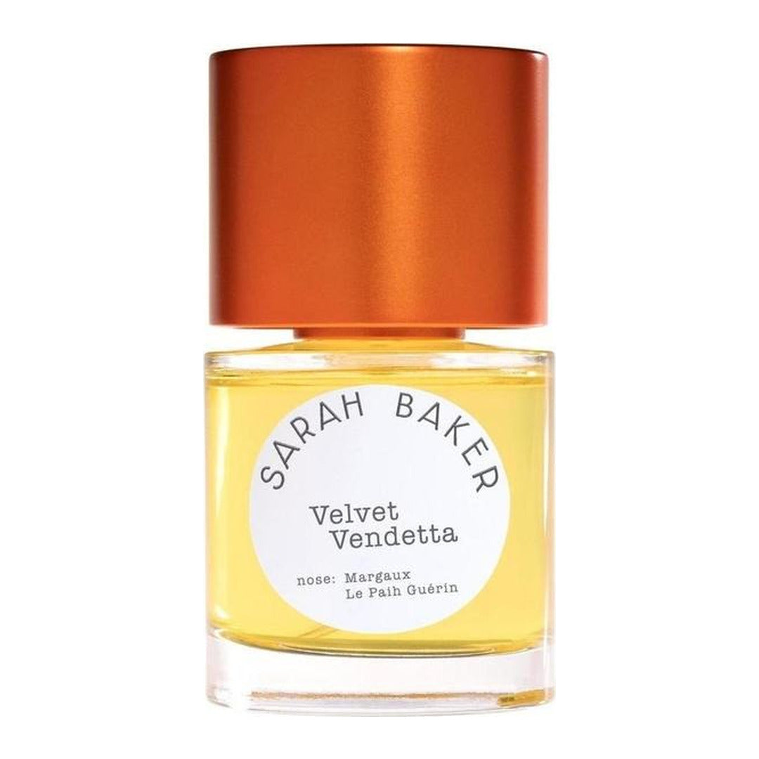 Sarah Baker Perfumes Velvet Vendetta fragrance bottle