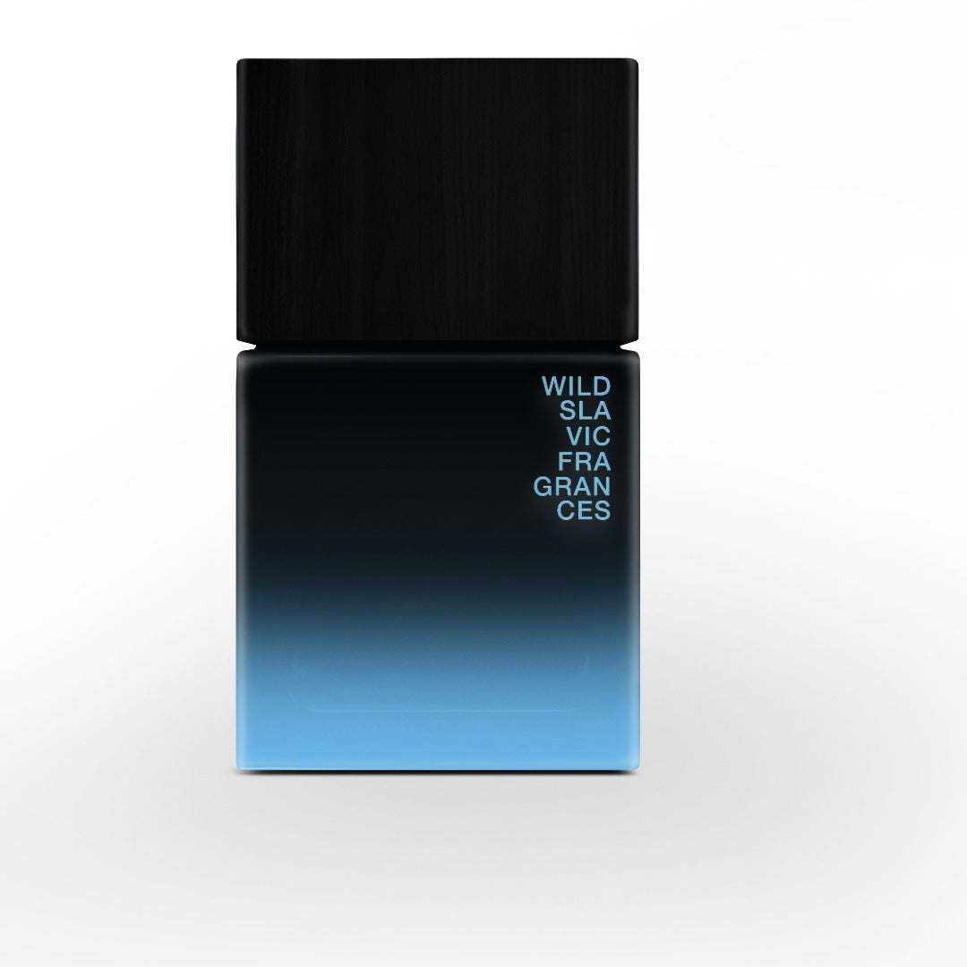 Wolf Brothers Moko eau de parfum bottle, reverse