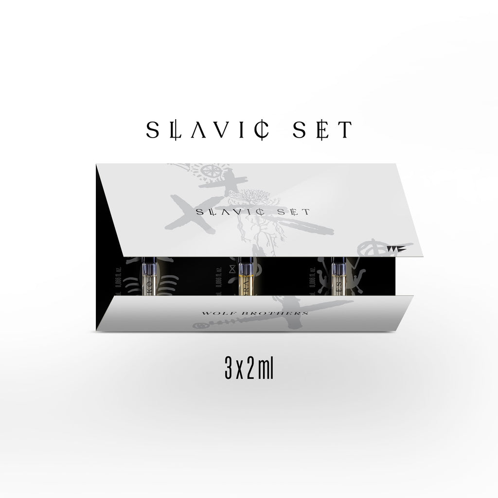 Wolf Brothers Slavic Set box closed, front
